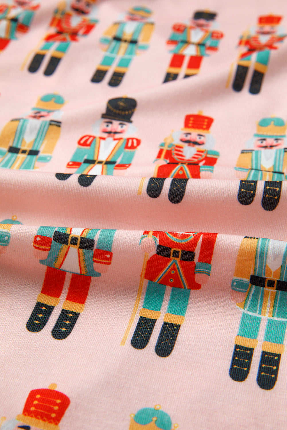 Pink Christmas Nutcracker Long Sleeve Shirt Shorts Pajama Set d2a391573f9b85a6