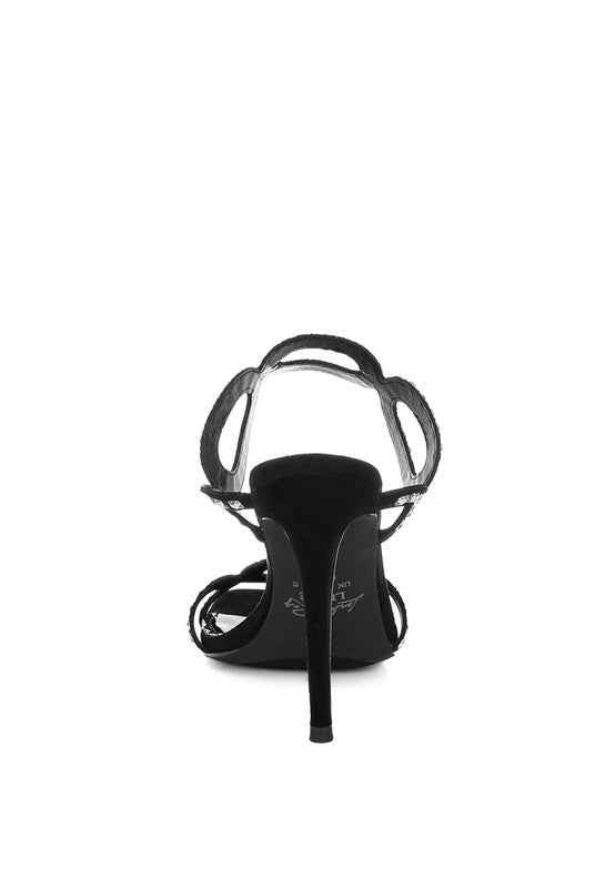 Romashka Cut Out Detail Stiletto Heel Sandals d2e9b07c-9ced-4e4c-b942-cd803091b549