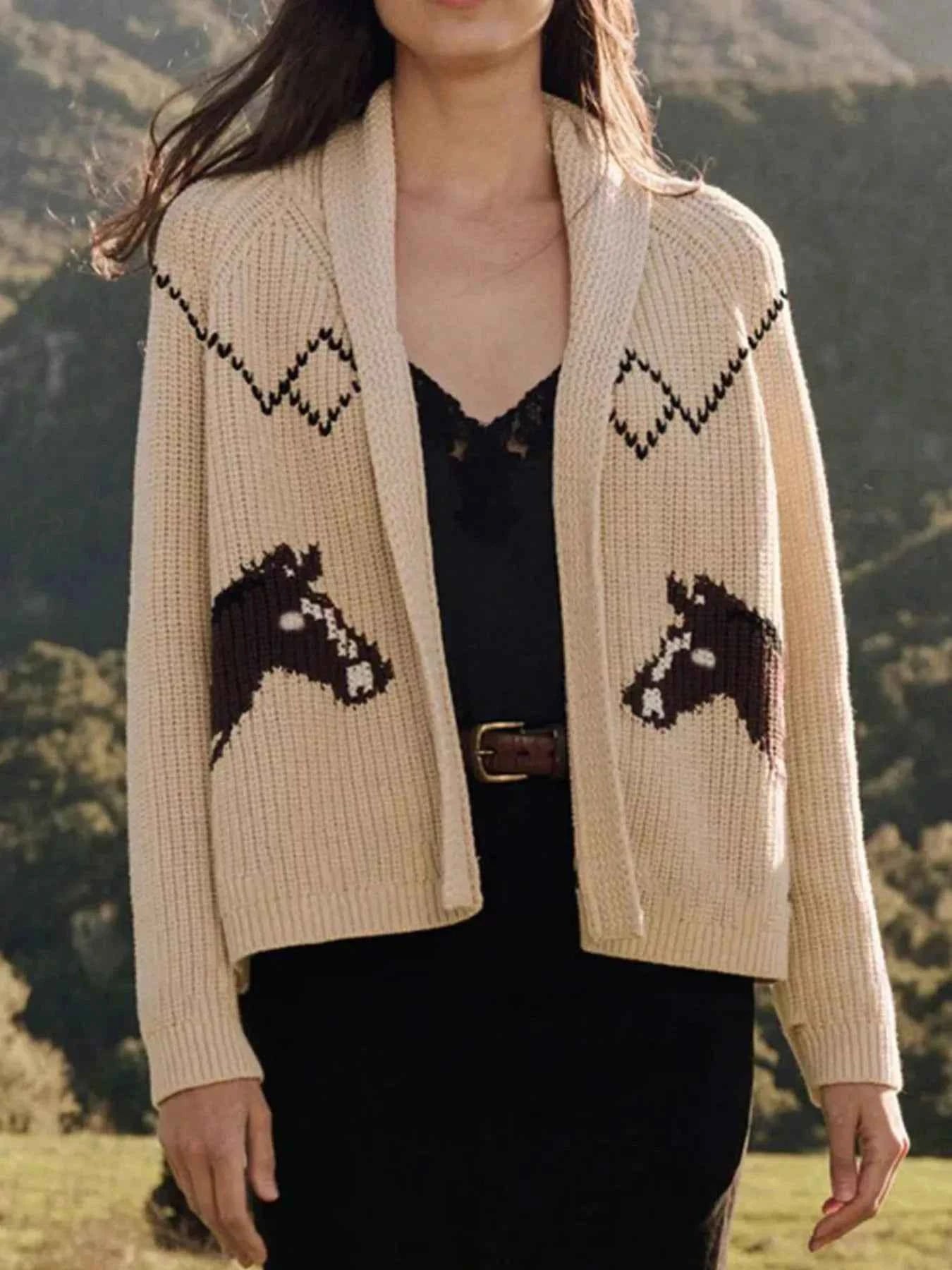 Open Front Long Sleeve Cardigan Beige d2ebd1fa-8507-47bd-97a8-2b2532f1847b-Max-Origin