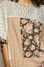 POL Floral Patchwork Lace Accent Blouse d316857f-6a07-4b2f-8c5a-747313ec9446-Max-Origin