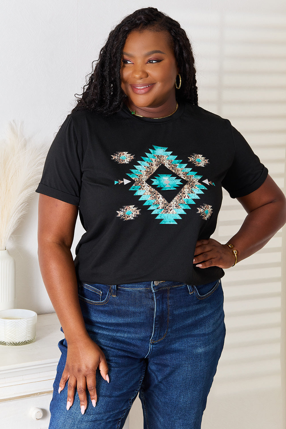 Simply Love Graphic Short Sleeve T-Shirt d3276d262aa34df49db28a221bb79c2c-Max