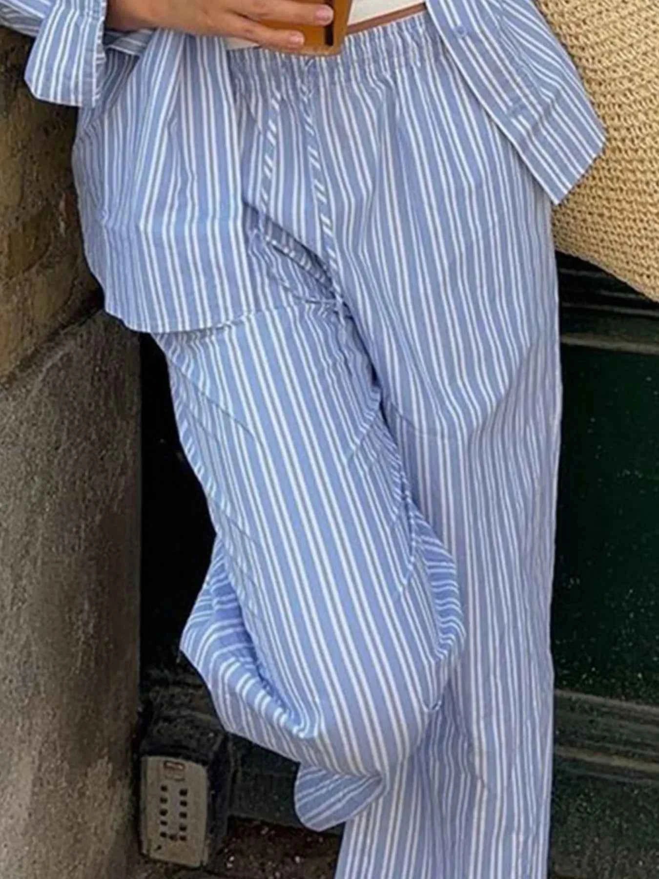 Striped Button Up Shirt and Pants Set d32f27c8-7057-4d37-abbd-3ed30c60fb5c-Max-Origin