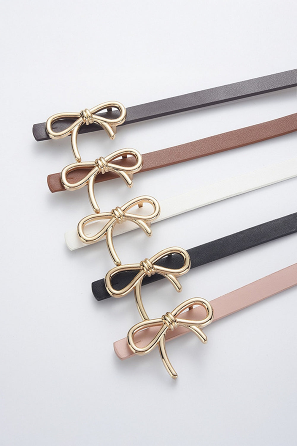 Thai Curry Bow Buckle Skinny Belt d35960c280a0413b