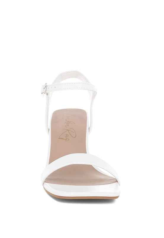 Kazara Faux Leather Block Heels d35e1cad-5141-4126-947d-309ed4ebcb62