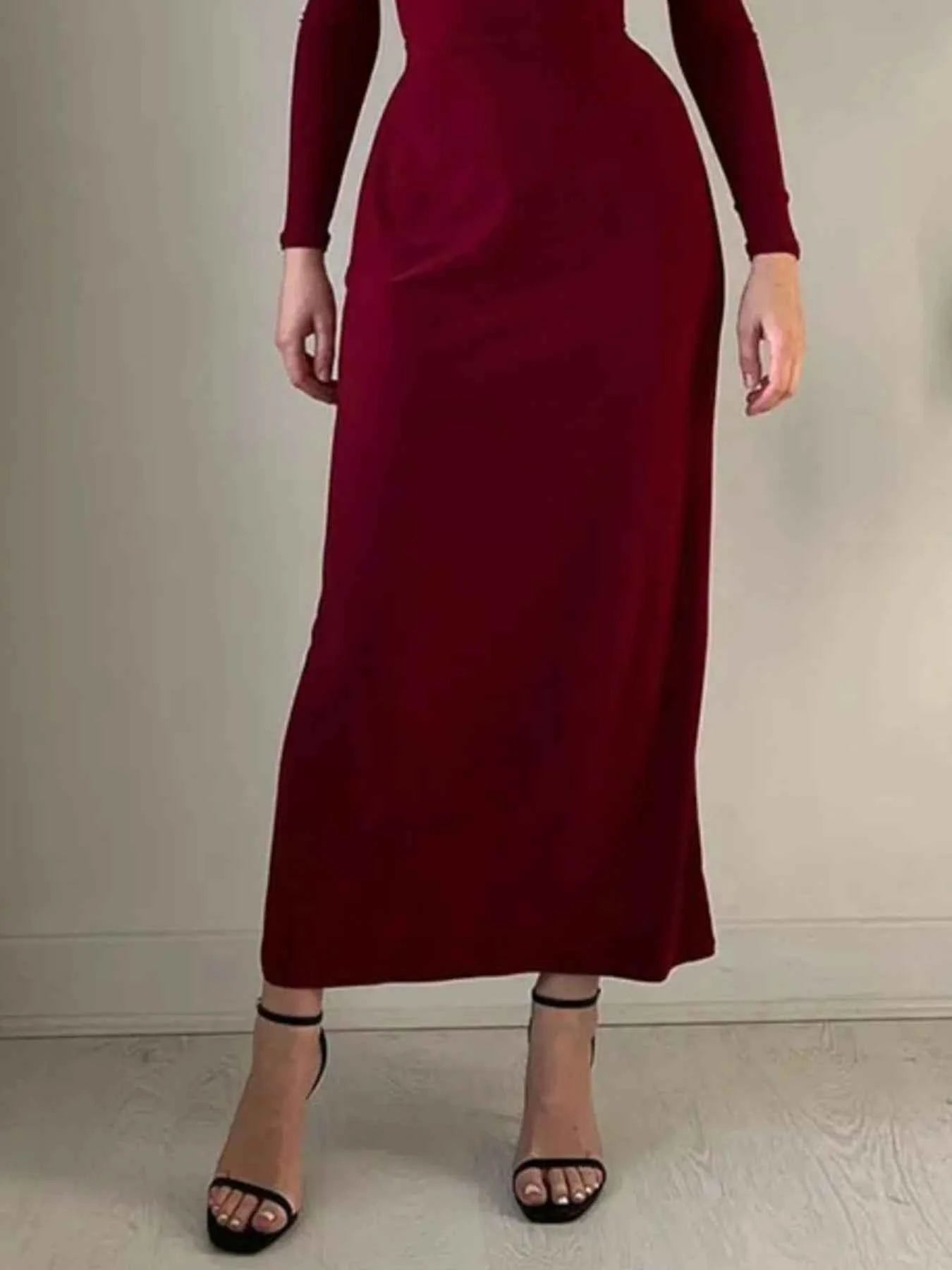 Full Size Tied Long Sleeve Bodycon Midi Dress Plus Size d36887a1-5172-4adb-b12f-3dc3e5476bc5-Max-Origin