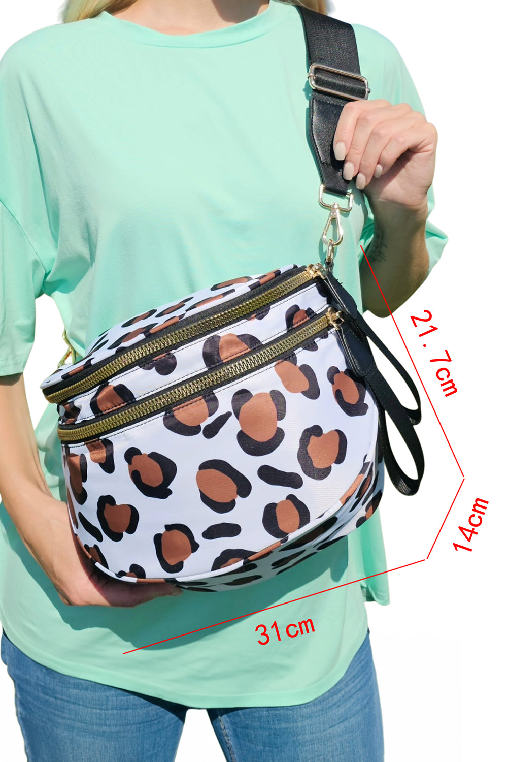 Pink Checkered Print Wide Strap Large Crossbody Bag Straw Yellow ONE SIZE Shell:100%Polyester+Lining:100%Polyester d37c085932ddb42a