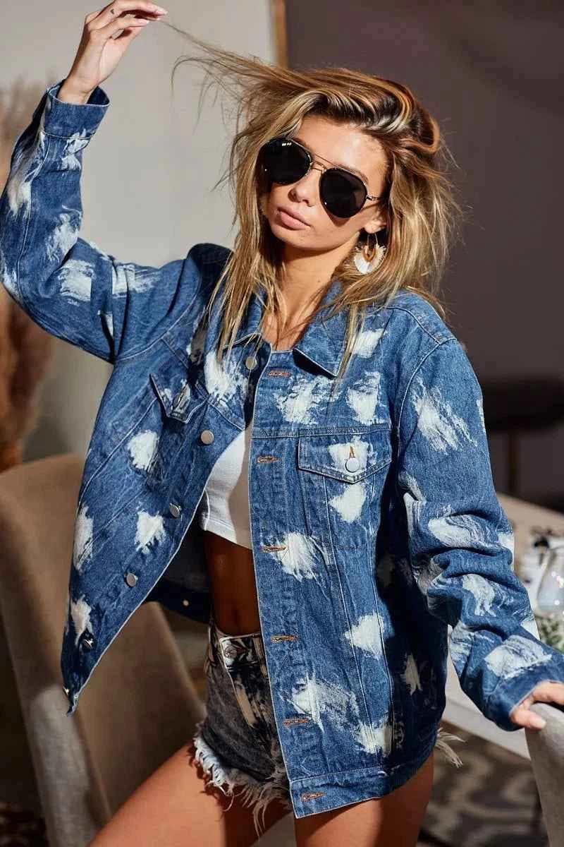 BiBi Washed Tie Dye Denim Jacket d3887eb9a3b34f689763debdbd3eed51-Max-Origin
