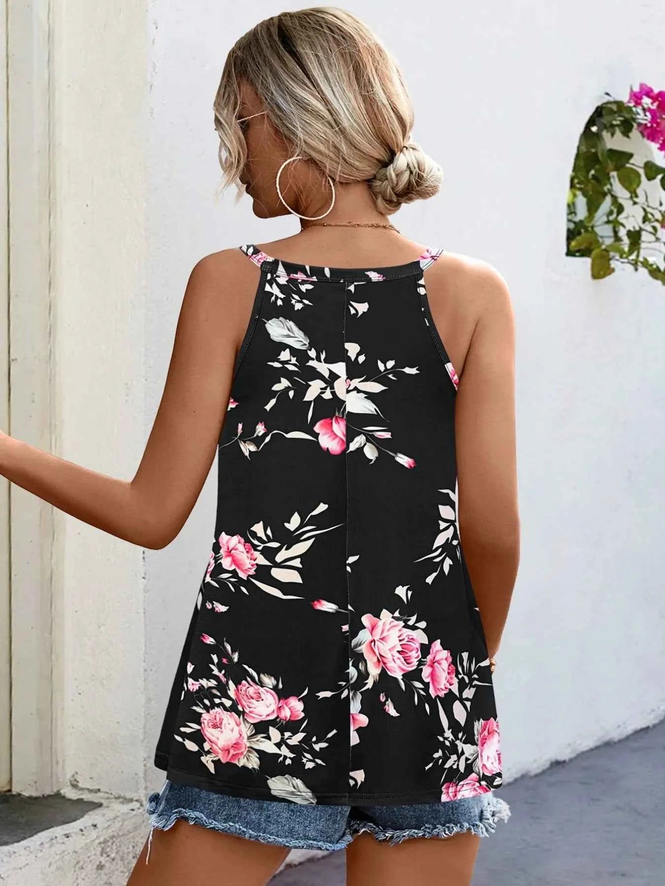 Floral Print Basic Style Tank Top d3ac23e0-aa82-4d4e-a244-6ec221244d3b-Max-Origin