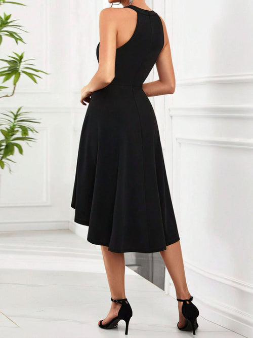 Elegant High-Low Hem Sleeveless Dress d3aee51d-cea5-4ae1-b3fd-8a0103b1a6d2-Max