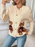 Teddy Bear Button Up Cardigan Apricot d3f9a3c7-c3d6-406b-a8f6-8cebf051104e-Max-Origin