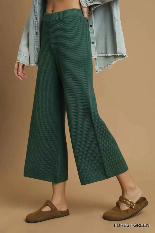 Textured Knit Wide Leg Pants d4113ab0-6b89-4ab5-a512-cfca1ef3ab4a-Max-Origin