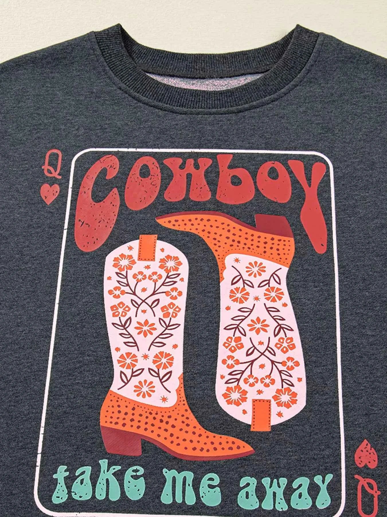 Cowboy Queen Card Drop Shoulder Graphic Sweatshirt d47c0ed6dcf042e0aaa147f3d6d2a8af-Max-Origin