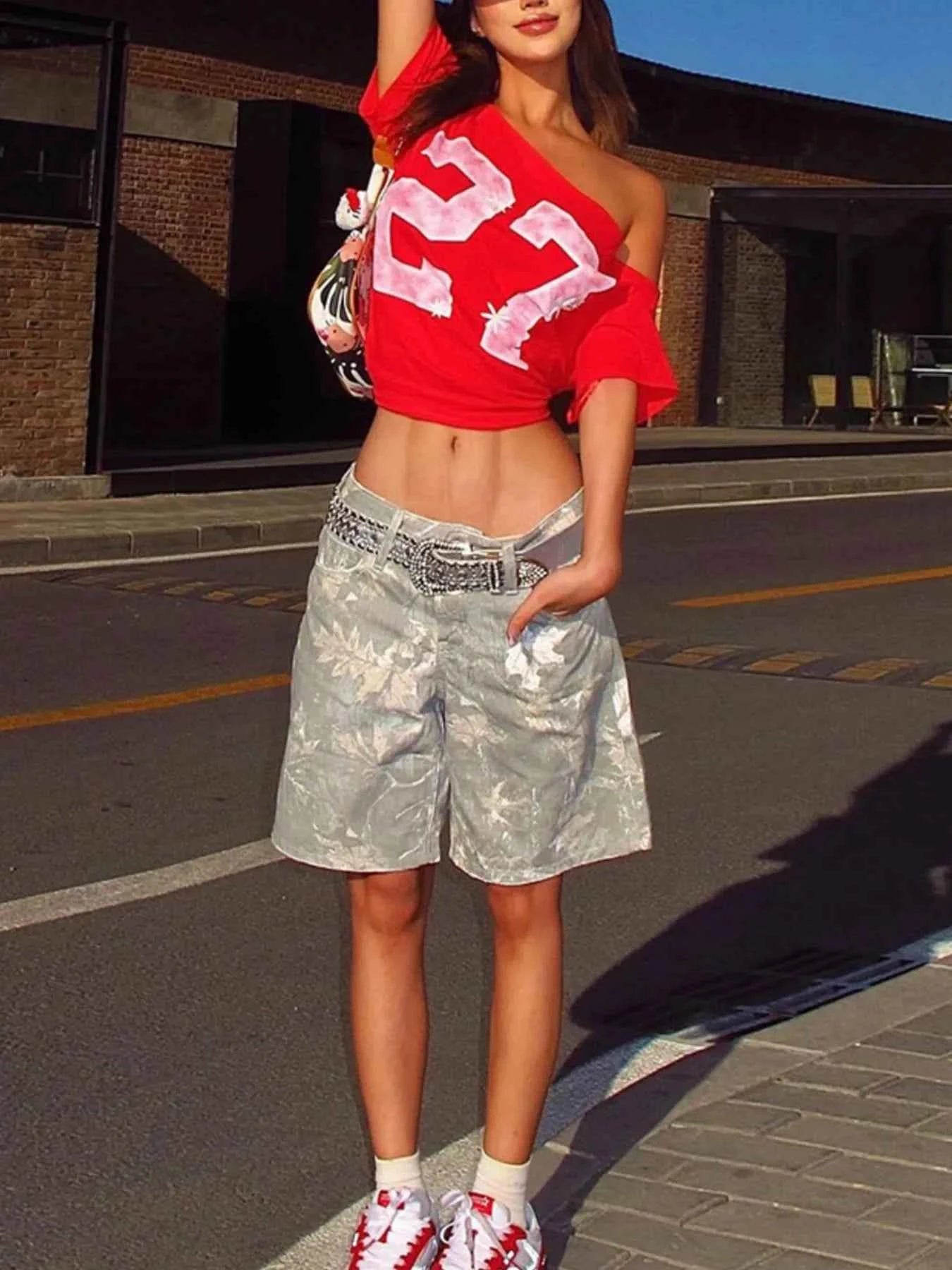 Number 27 Single Shoulder Top d4897567-565b-4574-b3f5-1849e5939a8d-Max-Origin