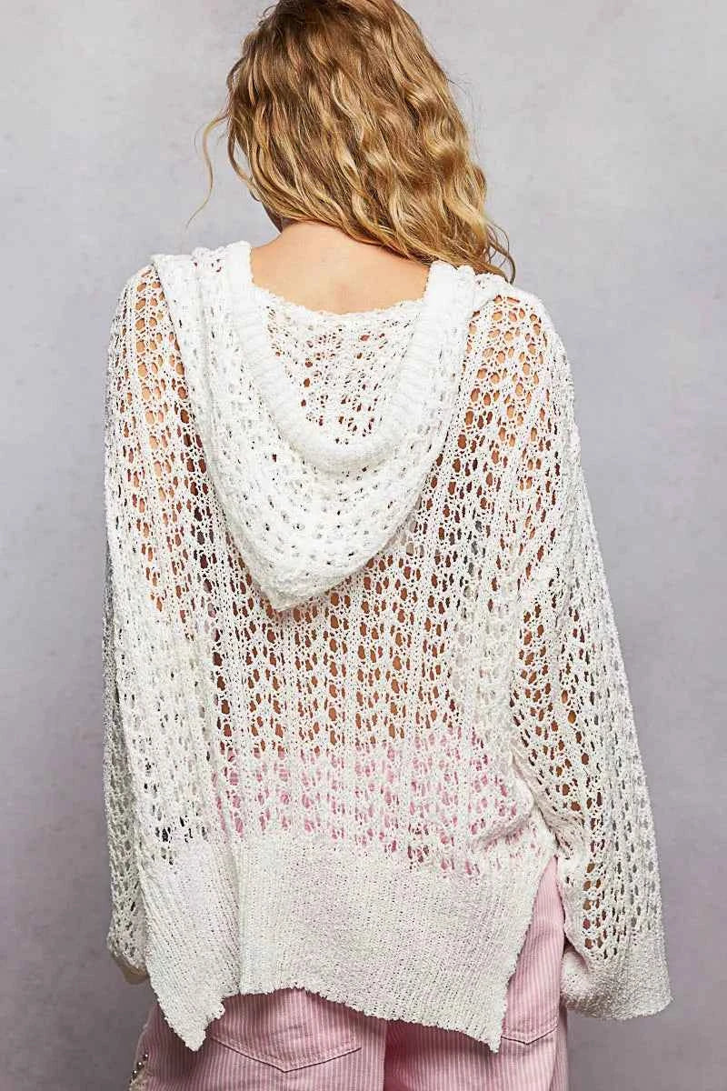 POL Openwork Round Neck High Low Knit Top d4cd57f8-2dce-4805-a153-e6637127eba9-Max-Origin