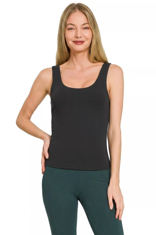 Double Layered Double Scoop Tank Top d4d3e427-5353-4971-b41b-8ea190ff298b-Max-Origin