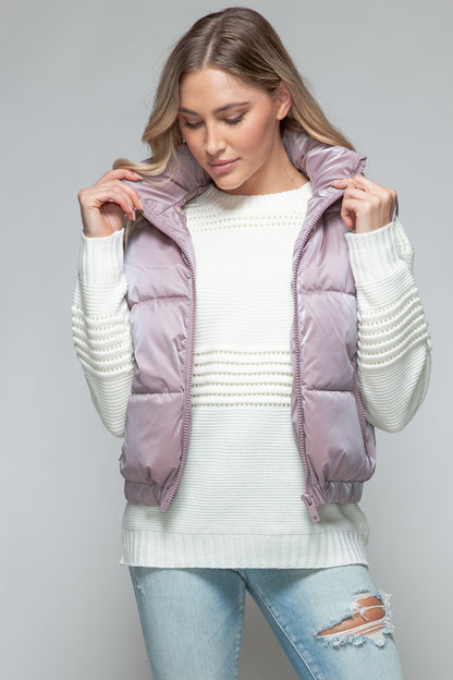 Snobbish Fine Fur Lining Quilted Vest