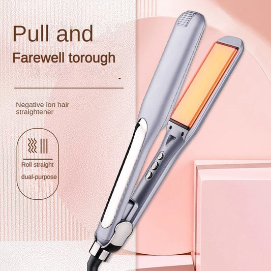 Ceramic Hair Straightener With Smart LCD Display,30s Fast Heat Up, 450F Adjustable Temperature, Ionic Frizz Control Blue d4f0a701-5847-4815-93f5-9dfde5efb002