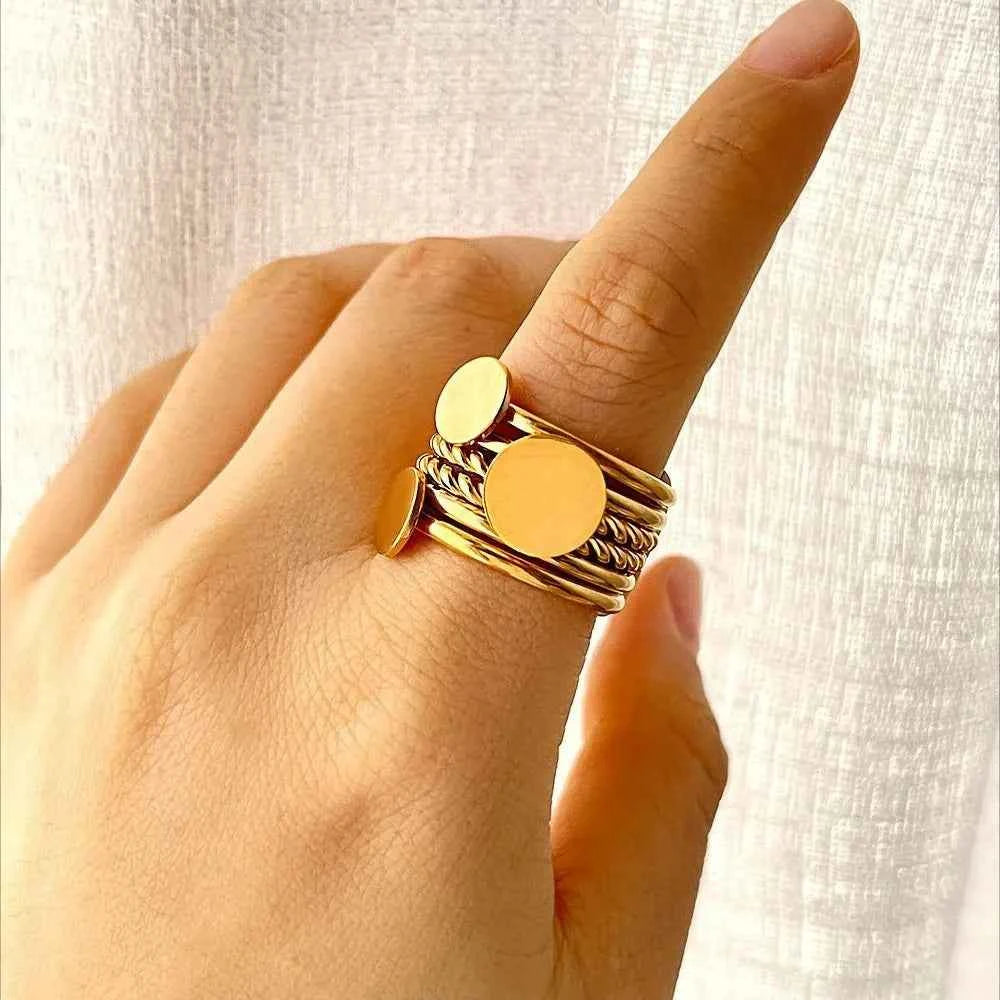 18K Gold-Plated Stainless Steel Wide Band Ring Gold d4f38738-ed37-4d65-af8a-de3fb7cf6e73-Max-Origin