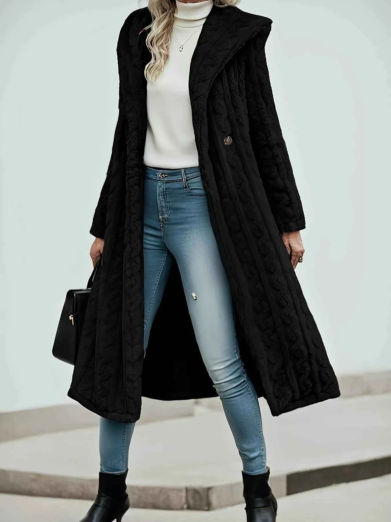 Sherpa Longline Hooded Coat Black d52c8038174e4e38a5bc6cc6c010f1d4-Max-Origin