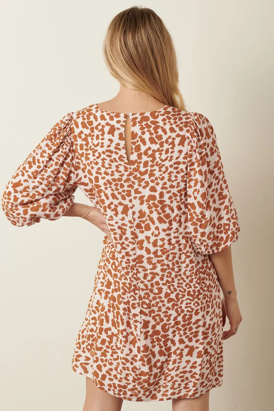 Animal Print Puff Sleeve Mini Dress d5483ae880174de08d3ae0437d9a8c24-Max-Origin