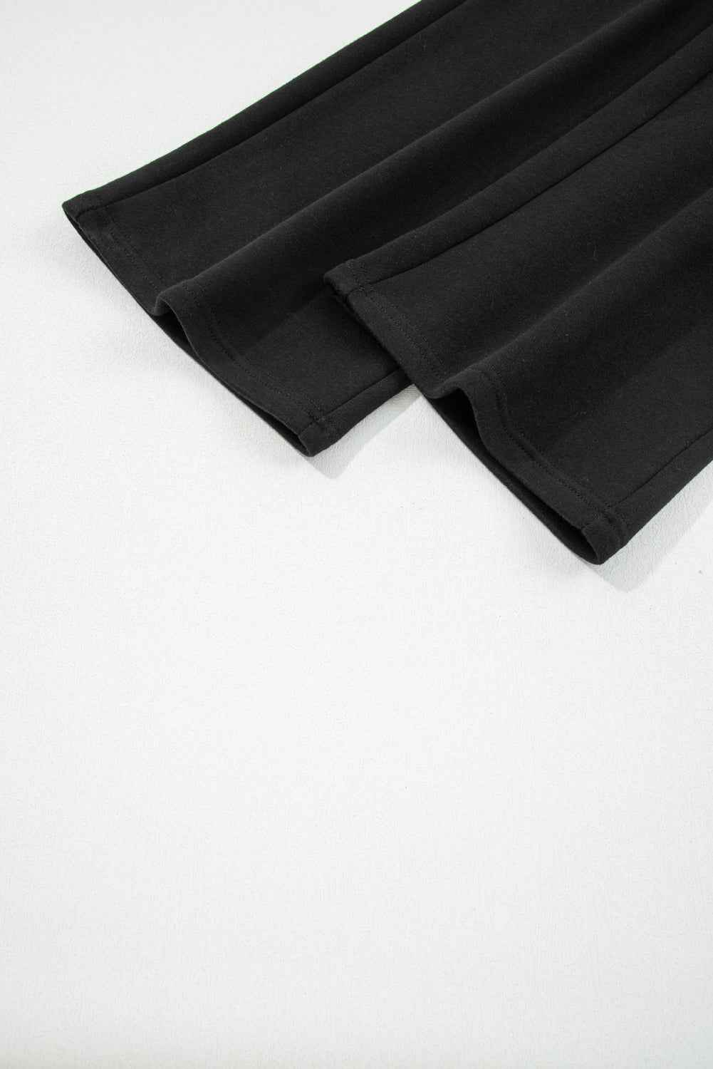 Oatmeal Fleece Lined Leopard Drawstring Elastic Waist Solid Pants d5571753d53b7398