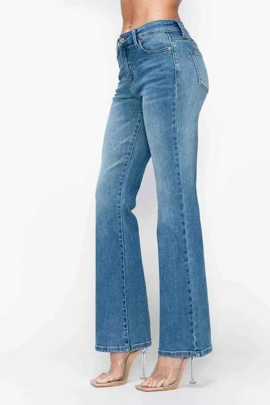bytos Full Size Cat's Whiskers Mid Rise Bootcut Jeans d56c117d-e4df-41df-95a2-c5025553c31d-Max