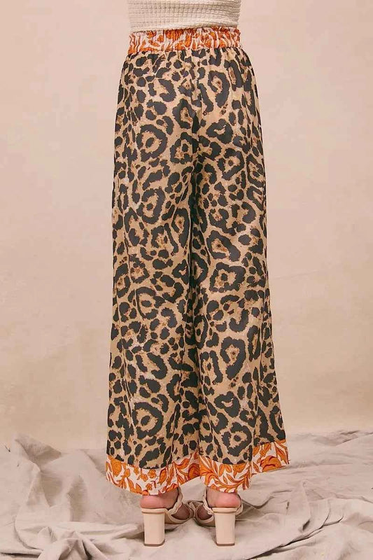 Leopard Print With Contrast Banded Wide Pants d5b4fe755af744e8ac97a79c2cade7c6-Max-Origin