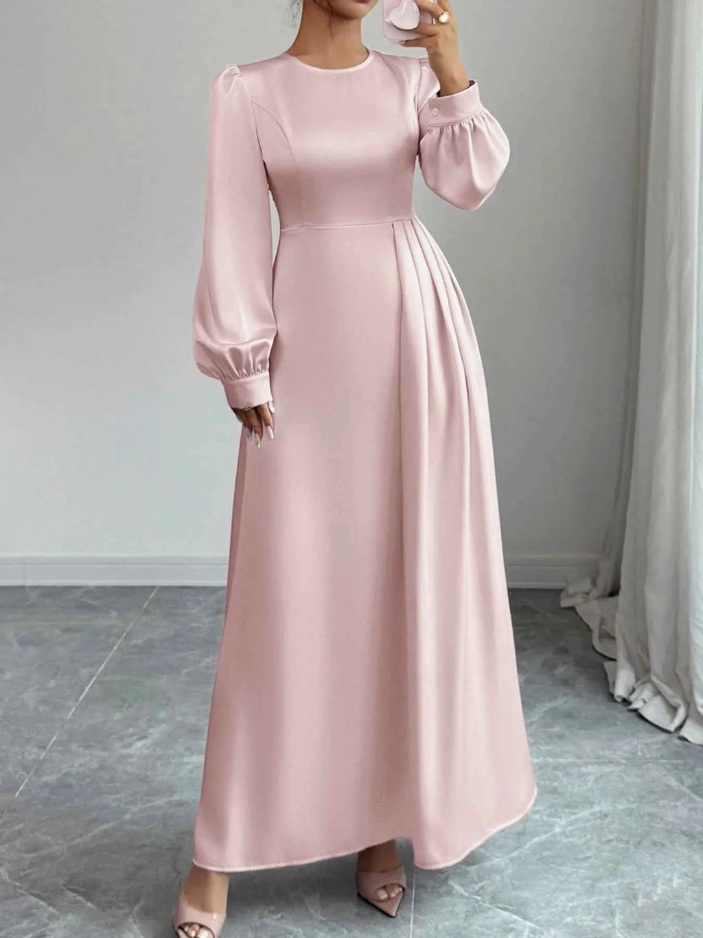 Satin Long Sleeve Maxi Dress d5c481d0-e6a9-4d34-b4aa-5a1c469c8145-Max-Origin