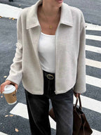 Zip-Up Dropped Shoulder Jacket d5d2fa47c169458f9b38cc67594f67d8-Max-Origin