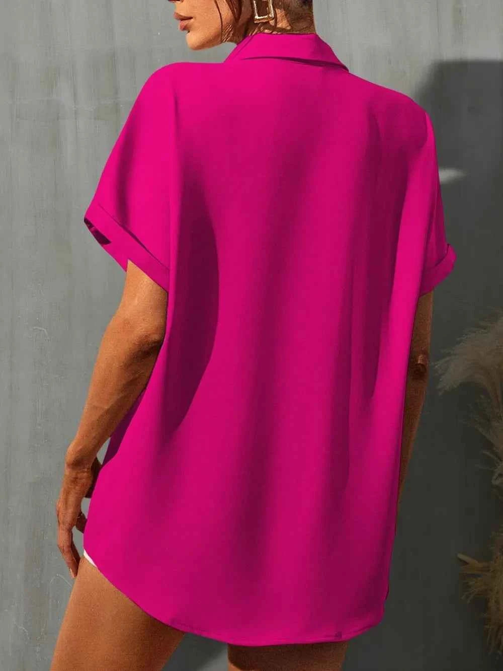 FAM-FAM Printed Button Up Short Sleeve Shirt d5d72c16-9ced-4c09-8ed2-45821d652dcb-Max