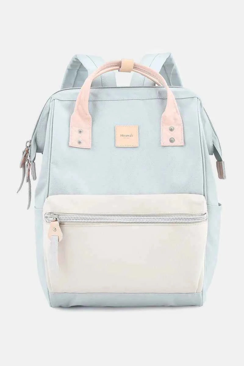 Himawari Water Resistant Canvas Backpack Bag with Side Pockets d5ee04ef-29aa-4d2f-ab3d-8f7a0075298d-Max