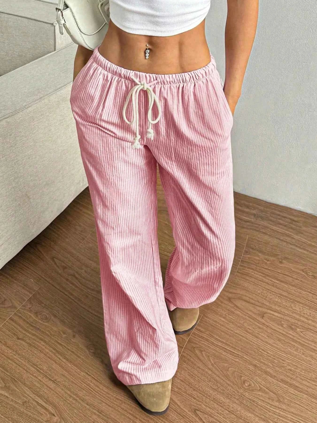 Drawstring Striped Wide Leg Pants d5ff885339cb414e8a1676579cf54c65-Max-Origin