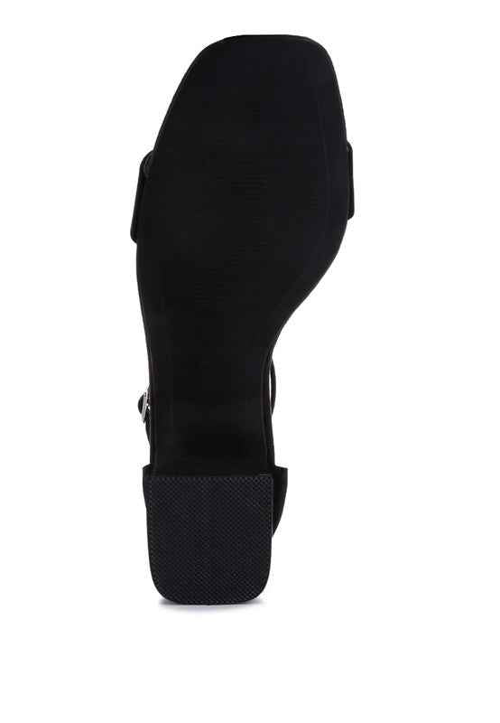 Eshe Block Heel Sandals d659dde0-479d-4a37-9695-9542a1a69a4b