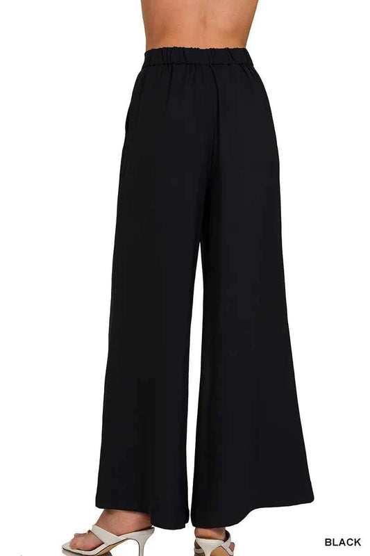 Relaxed Fit Elastic Waisted Wide Leg Pants d66fd22f643e4ad2b1b126cbaa9bc786-Max-Origin