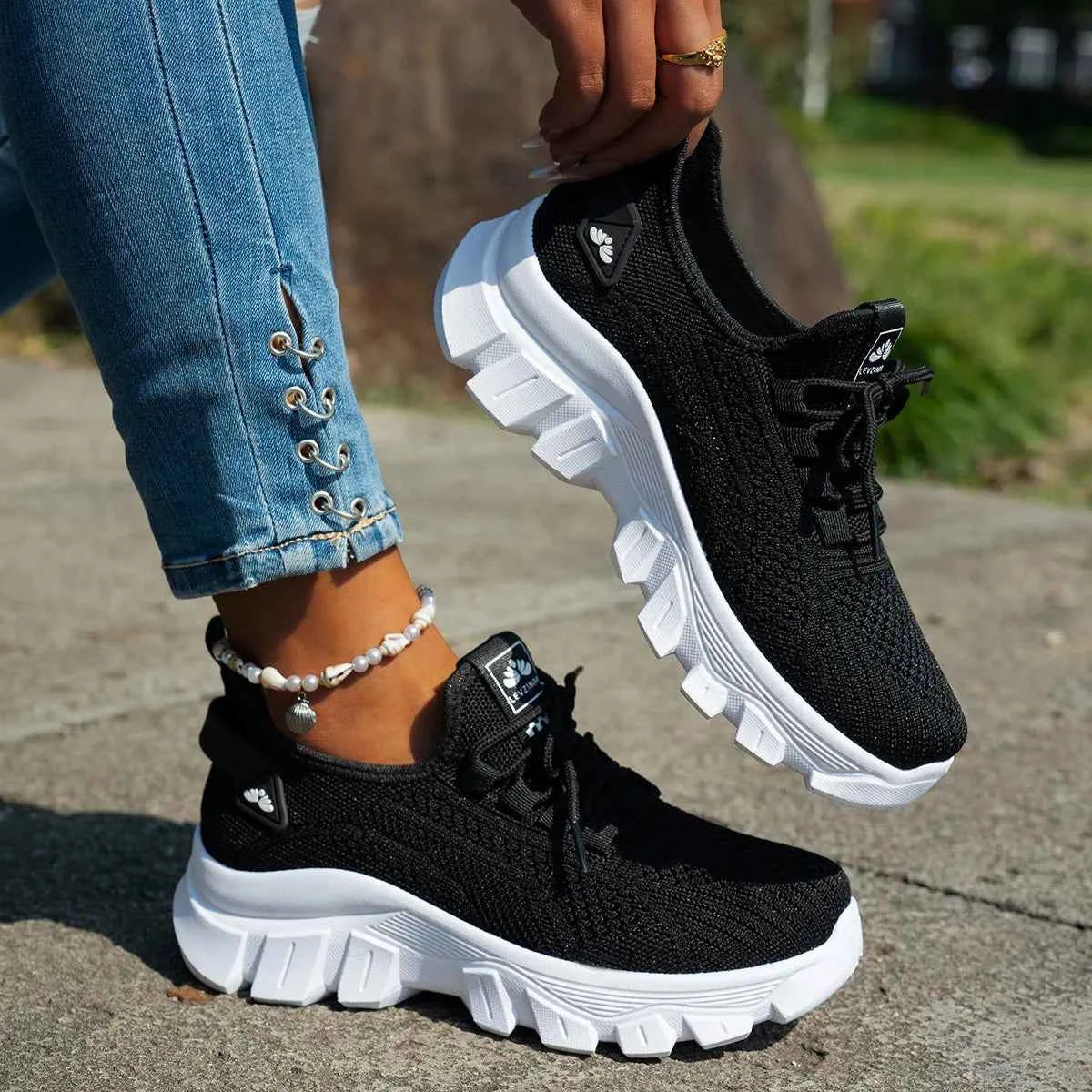 Mesh Lace Up Platform Athletic d67ddbf97e9f4178b4a0b4f12a5dc4ea-Max-Origin