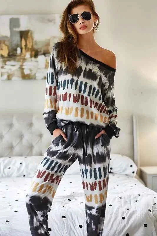 BiBi Tie Dye Print French Terry Top d6838f4d7dfc4b44a3a45bd3003c812a-Max-Origin