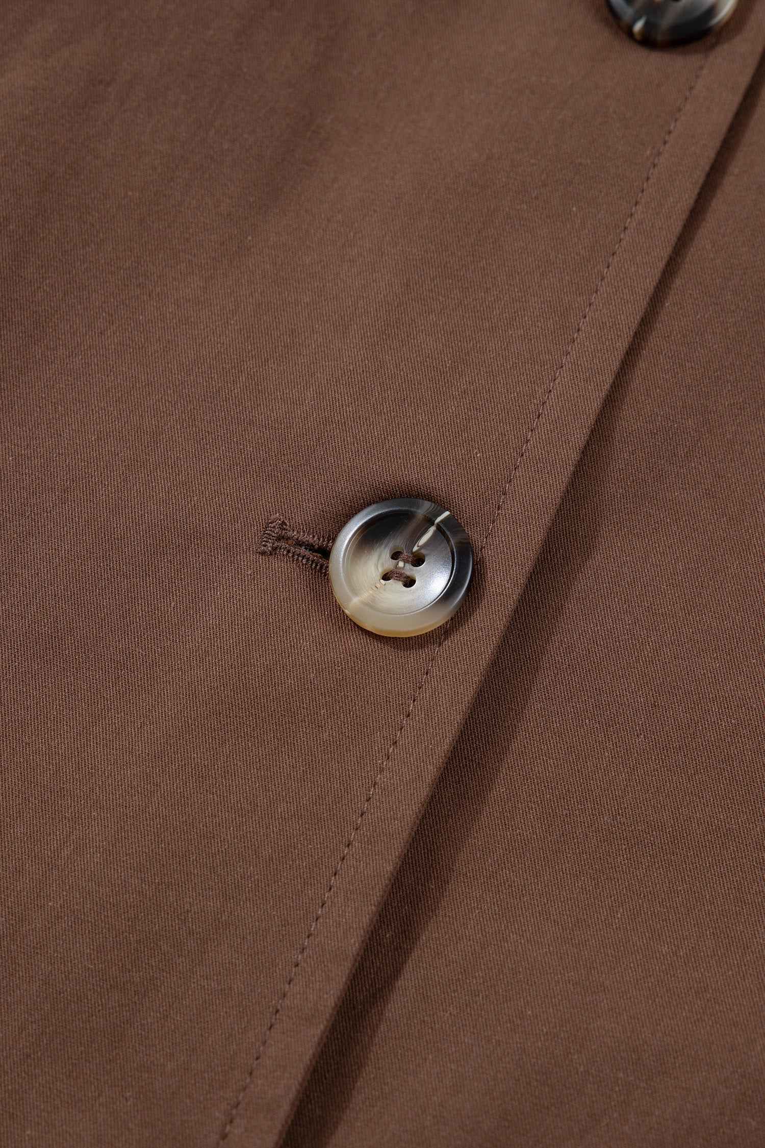 Dark Brown Collared Buttoned Leopard Liner Patchwork Chic Jacket d69842aabd77045b