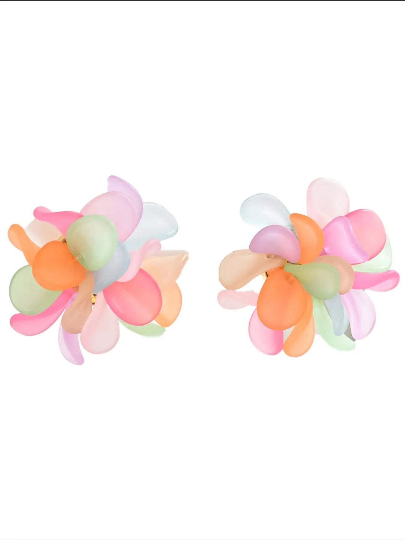 Acrylic Colorful Flower Stud Earrings d6bbf361-948e-4eb4-b3ca-06ec6006ed0b-Max-Origin