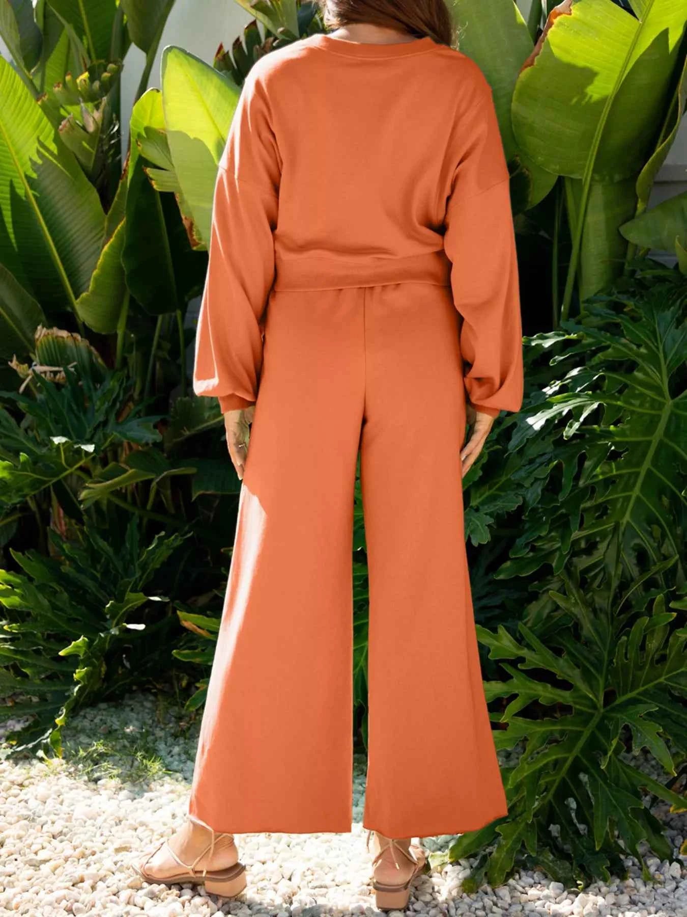 Round Neck Long Sleeve Top and Pants Set d6d6c9b1-b3a5-4542-912b-ff9fe3a87acb-Max-Origin