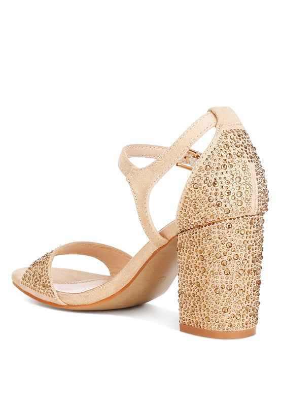 Navoli Rhinestones Embellished Sandals d7058d40-62c7-4029-a8b4-c956eff8f834