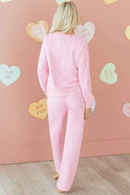 Valentine Chenille Heart Top and Pants Set d70aef6d-c28c-4ac9-8acf-7456e670bd62