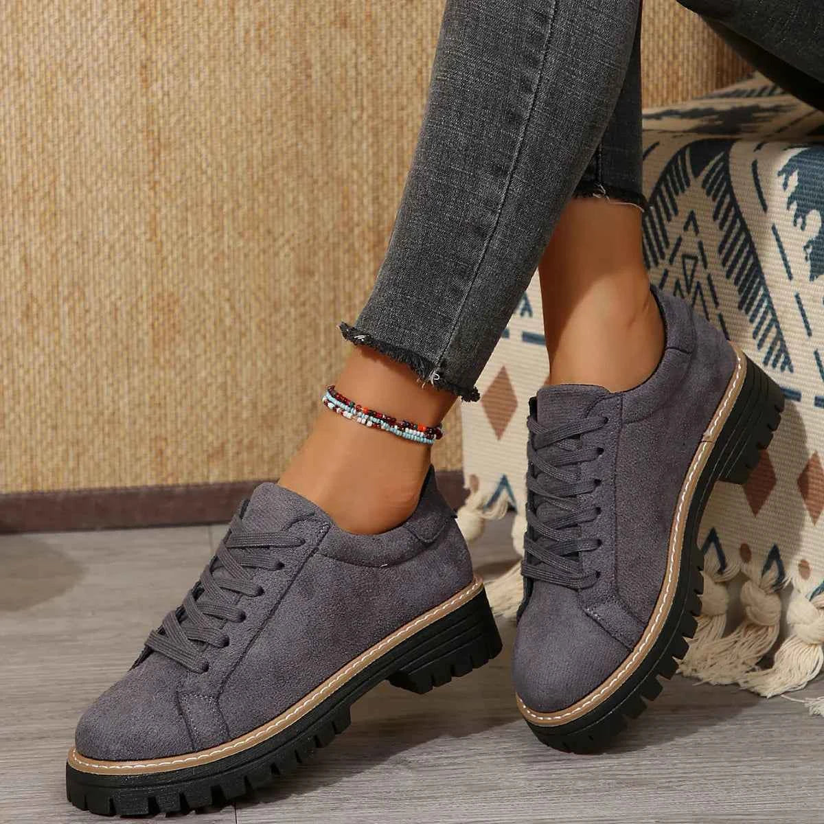 Lace Up Round Toe Platform Sneakers d70f42f2538140db85c369ea4aacdf46-Max-Origin
