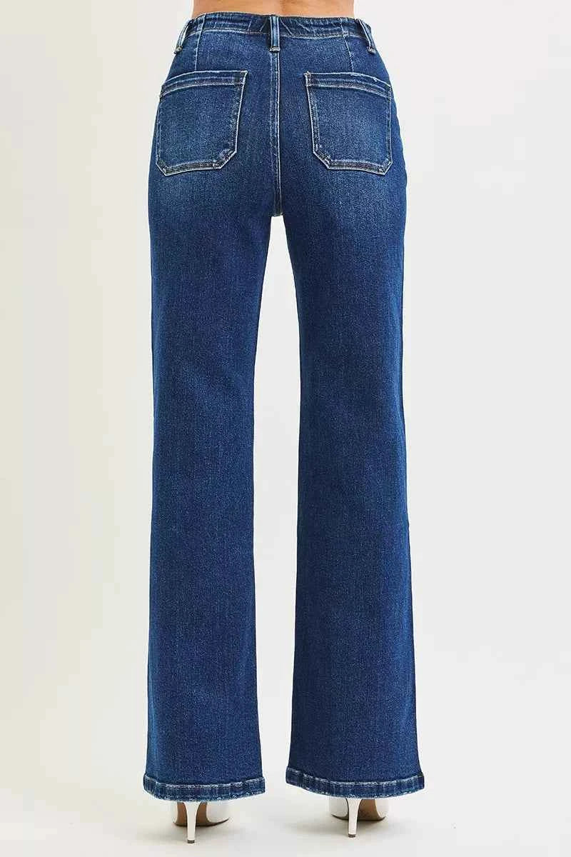 RISEN Full Size High Rise Wide Leg Jeans with Front Tie Detail Plus Size d71345c7367f48bb87c104e747f362d5-Max-Origin