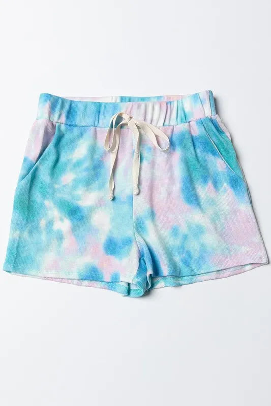 Tie Dye Print Casual Shorts with Twill d714389c-62a1-4fed-80b2-16dc28dba0f3-Max-Origin