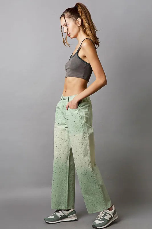 POL Embellishments Gradient Wide Leg Pants d727daae-d59f-4337-8f8f-1d365b607308-Max
