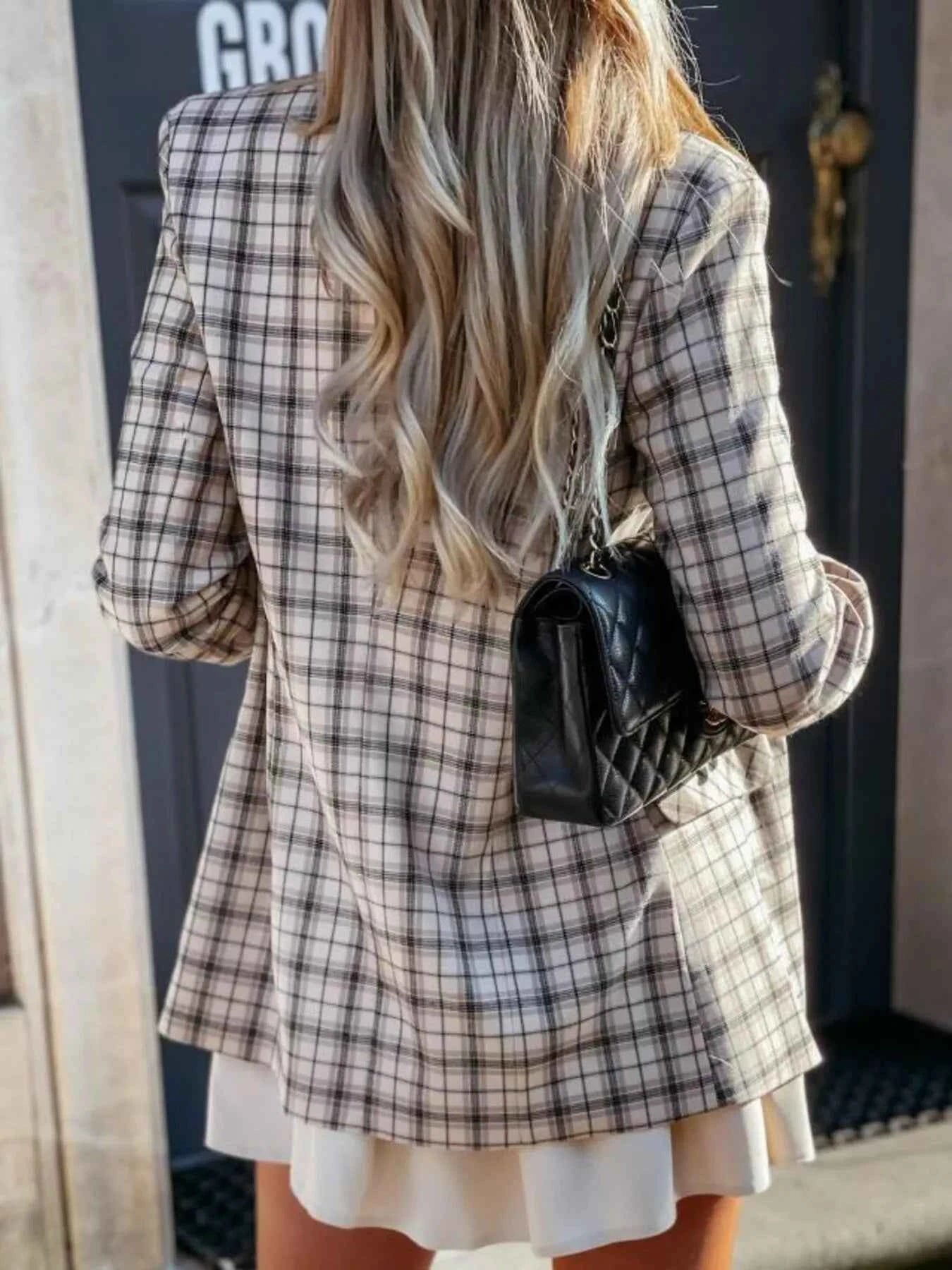 Houndstooth Double-Breasted Blazer d728644606ba4df5ade9c59abcd783b7-Max-Origin