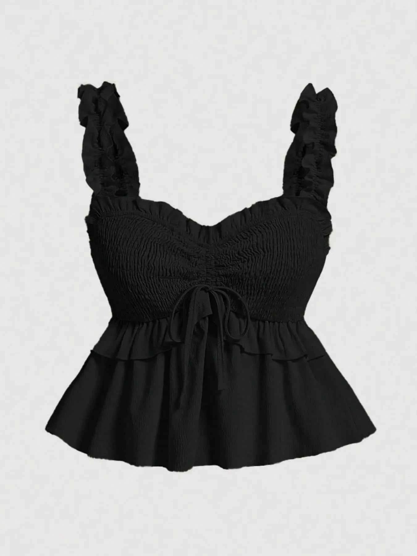 Sweetheart Neck Peplum Cami d72e55b1-b1a3-4239-ae46-341b65c5b16d-Max-Origin