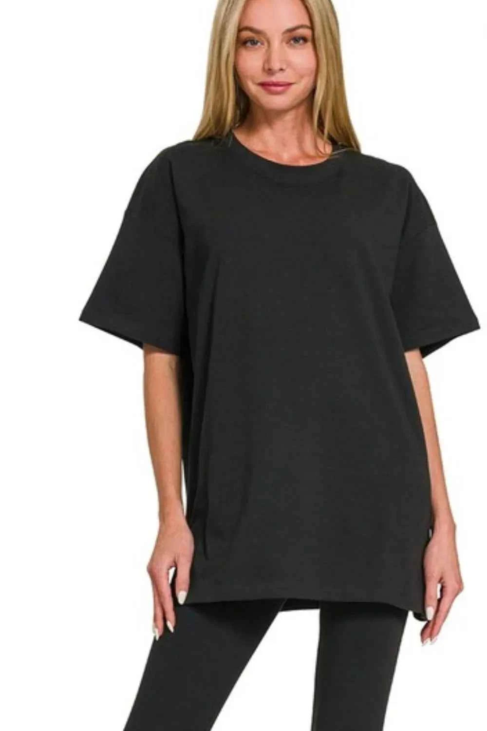 Zenana Cotton Round Neck Top & Legging Set d741e22e-9d2c-438c-8dd6-dcd8b106d692-Max-Origin