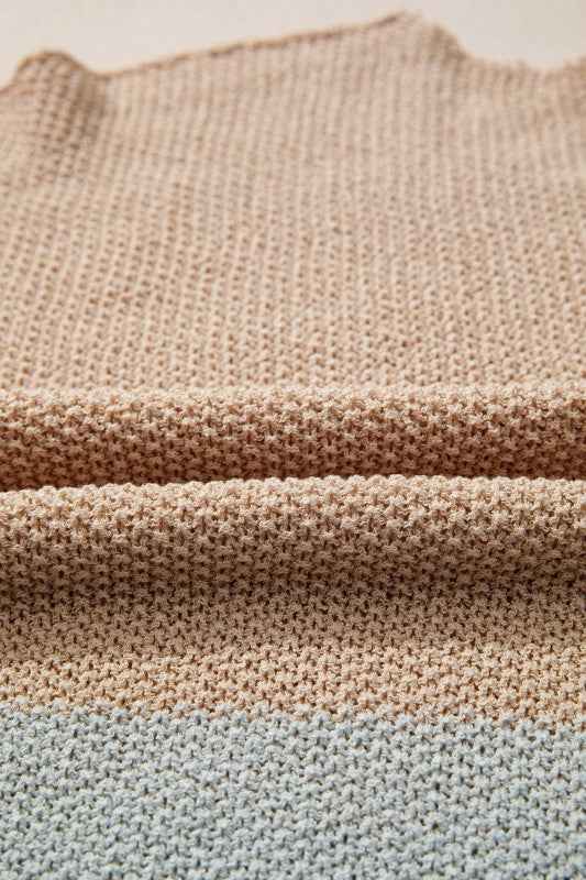 Colorblock Knit V-Neck Sweater d7439f9f-a0b5-457c-8466-f7fa317990a7