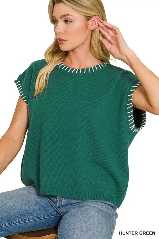 Stitch Detailed Oversize Sweater d7a149bf-ec18-4f6b-bda9-651dcf15f959-Max-Origin